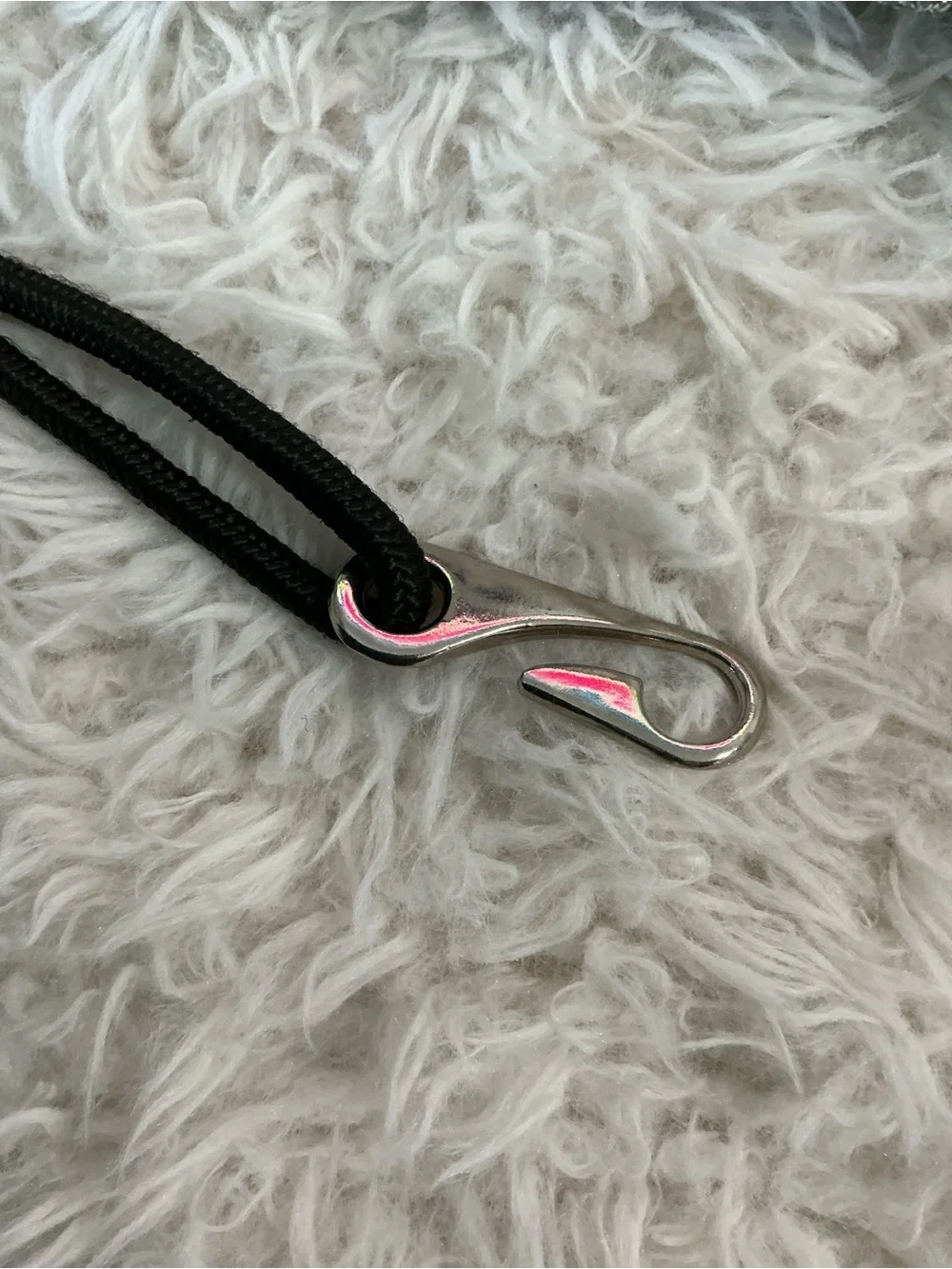 Vintage 80s Black Braided Macrame Belt Chunky Medallion Boho Star & Moon M/L